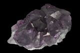 Purple-Green Octahedral Fluorite Crystal Cluster - Fluorescent! #149658-1